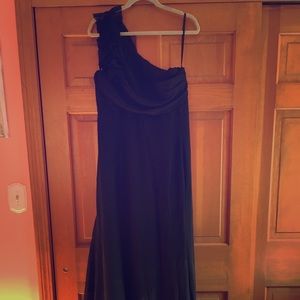 One shoulder bridesmaid dress
